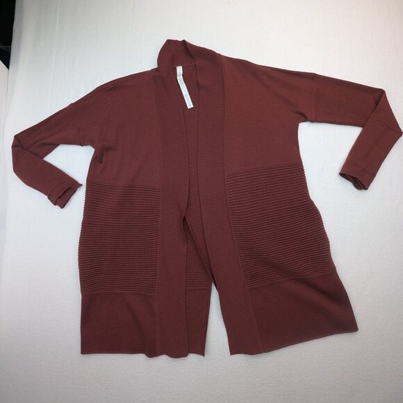 Lululemon Sit In Lotus Wrap II Style Number: W4ANWS Burgundy,Cassis Size 6 - Picture 7 of 15